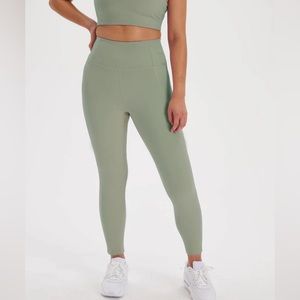 Girlfriend Collective High Waist Compression Leggings in Agave